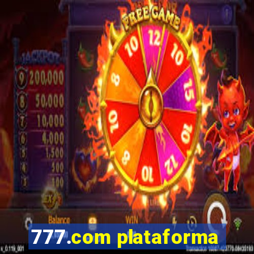 777.com plataforma